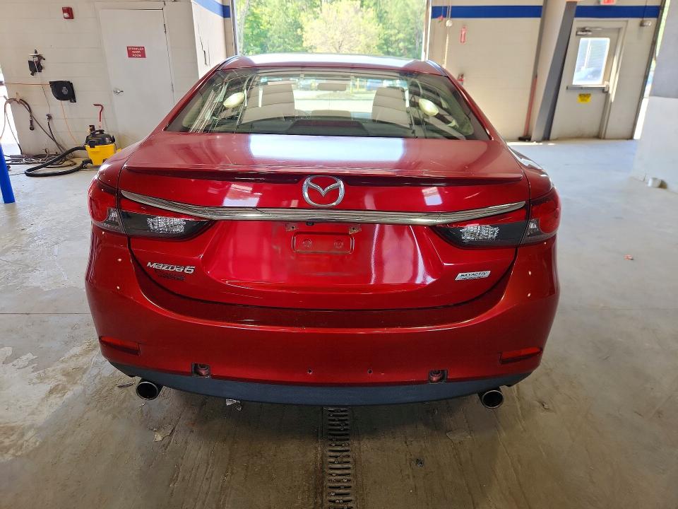 2017 Mazda 6 VIN JM1GL1V53H1119330 COPART salvage auction — FRONT END, Va - Cert Of Title - Salvage, sold $3,950 on 2026-07-17 (photo 6)