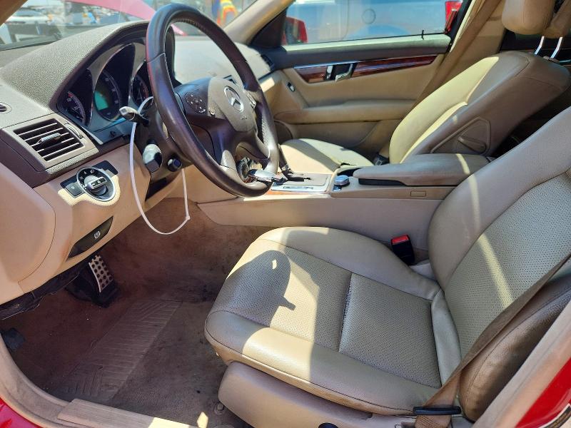 2011 Mercedes-benz C class VIN WDDGF5EB4BR183248 COPART salvage auction — MINOR DENT/SCRATCHES, TX - CERTIFICATE OF TITLE, sold $650 on 2026-07-09 (photo 7)