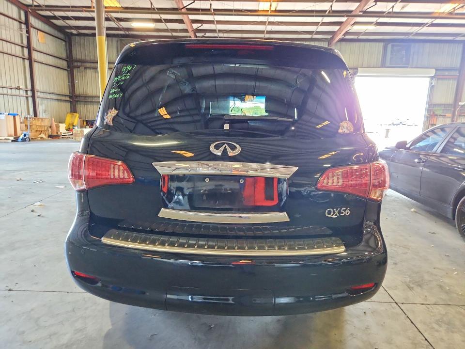 2012 Infiniti Qx56 VIN JN8AZ2NFXC9519807 COPART salvage auction — VANDALISM, Fl - Cert Of Title Slvg Rebuildable, sold $600 on 2026-08-03 (photo 6)