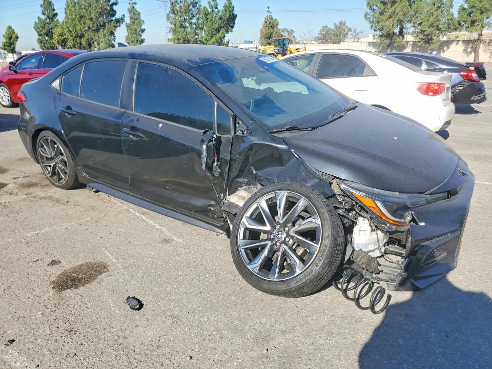 2021 Toyota Corolla VIN 5YFS4MCE7MP094823 COPART salvage auction — FRONT END, Ca - Salvage Certificate, sold $4,650 on 2026-07-23 (photo 4)