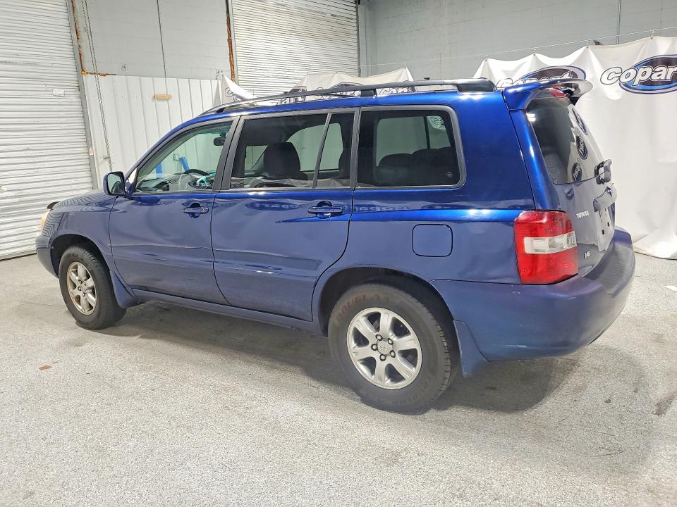 2005 Toyota Highlander VIN JTEDP21A050080869 COPART salvage auction — MINOR DENT/SCRATCHES, Wv - Certificate Of Title, sold $1,200 on 2026-07-28 (photo 2)