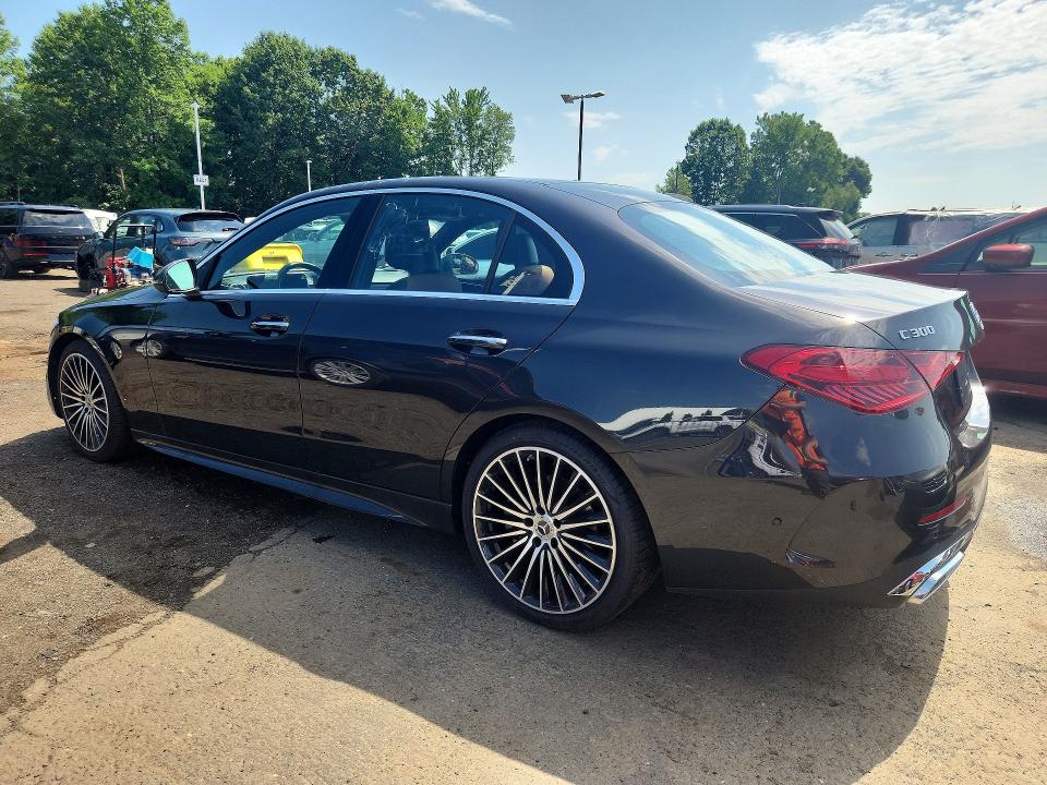 2026 Mercedes-benz C class VIN W1KAF4HB0TR307996 COPART salvage auction — BURN, Ma - Cert Of Title-Salvage, sold $19,300 on 2026-07-09 (photo 2)
