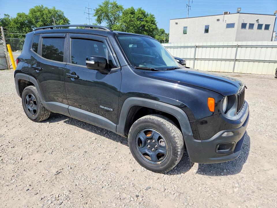 2017 Jeep Renegade VIN ZACCJBBB0HPG57939 COPART salvage auction — MINOR DENT/SCRATCHES, Oh - Certificate Of Title (P), sold $2,500 on 2026-07-31 (photo 4)