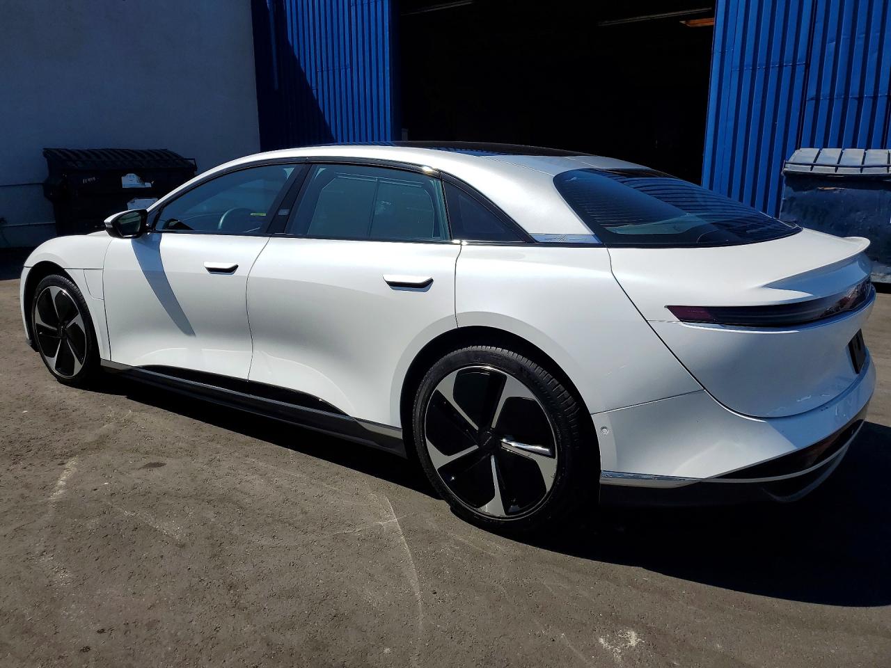 2023 Lucid Air VIN 50EA1TEA6PA005692 COPART salvage auction — Minor Dent/Scratches, CA - SALVAGE CERTIFICATE, sold $10,200 on 2026-04-14 (photo 2)