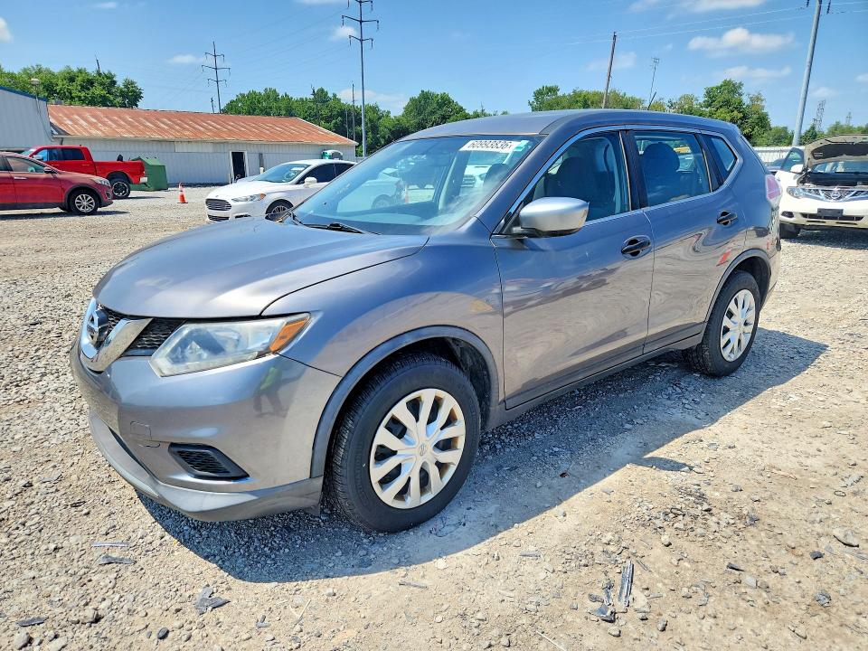 2016 Nissan Rogue VIN KNMAT2MV6GP685538 COPART salvage auction — MINOR DENT/SCRATCHES, Oh - Certificate Of Title, sold $700 on 2026-07-28 (photo 1)