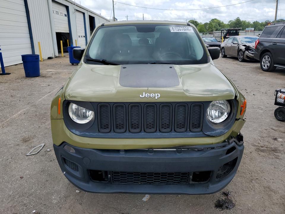 2015 Jeep Renegade VIN ZACCJAAT2FPB83199 COPART salvage auction — FRONT END, Al - Cert Of Title-Salvage Title, sold $1,150 on 2026-08-20 (photo 5)