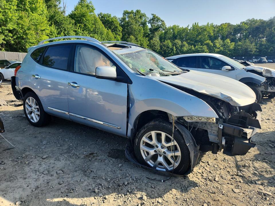 2011 Nissan Rogue VIN JN8AS5MT8BW189629 COPART salvage auction — FRONT END, Md - Cert Of Salvage > 75% Damage, sold $225 on 2026-07-31 (photo 4)
