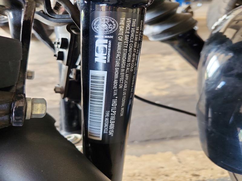 2020 Harley-davidson Sportster VIN 1HD1LP316LB406154 COPART salvage auction — MINOR DENT/SCRATCHES, In - Certificate Of Title (P), sold $7,500 on 2026-07-20 (photo 9)