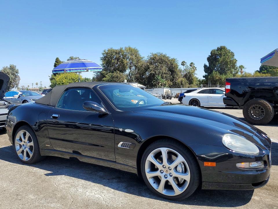 2005 Maserati Coupe VIN ZAMBB18A550017045 COPART salvage auction — MINOR DENT/SCRATCHES, Ca - Dis/Dlr/Exp Only Clean Title, sold $5,500 on 2026-08-07 (photo 4)