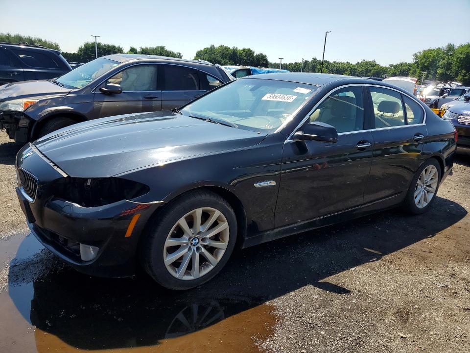 2013 BMW 5 series VIN WBAXH5C53DD107714 COPART salvage auction — FRONT END, MA - CERTIFICATE OF TITLE, sold $450 on 2026-07-23 (photo 1)