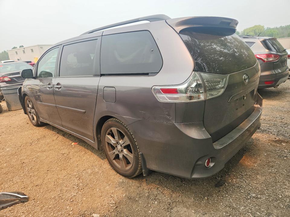 2017 Toyota Sienna VIN 5TDXZ3DC9HS890243 COPART salvage auction — FRONT END, On - Permit Salvage, sold $375 on 2026-07-30 (photo 2)