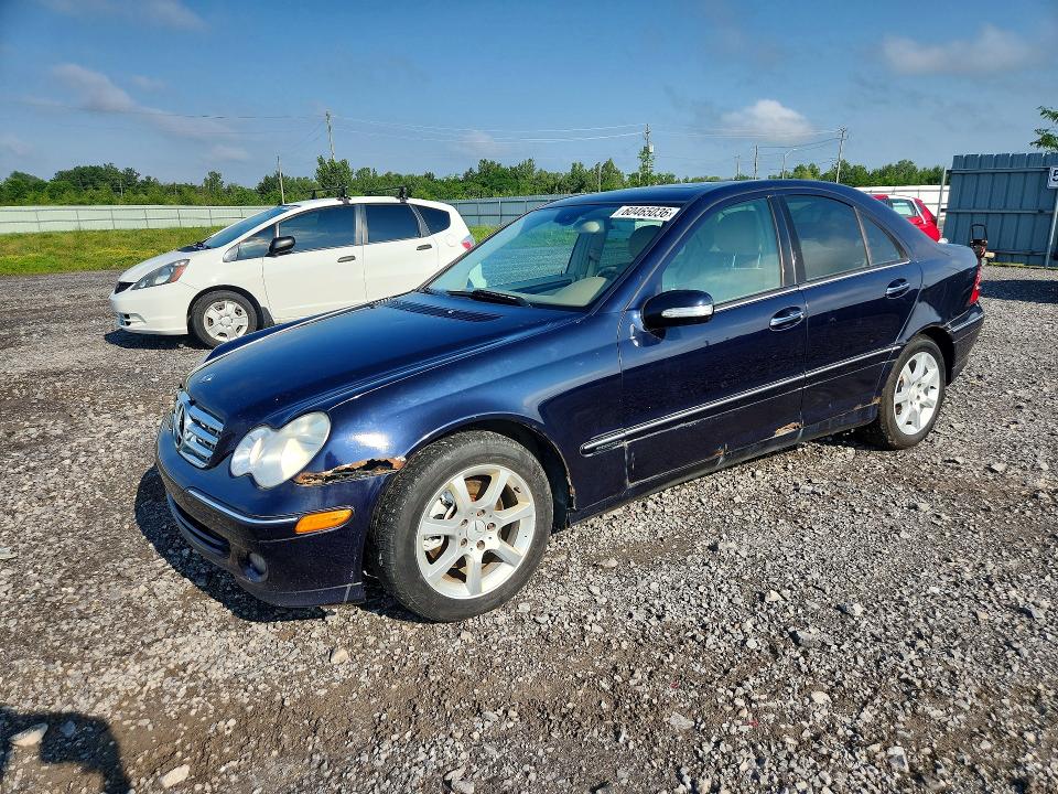 2006 Mercedes-benz C class VIN WDBRF92J96F823630 COPART salvage auction — SIDE, ON - PERMIT NO BRAND - UNFIT, sold $375 on 2026-07-28 (photo 1)