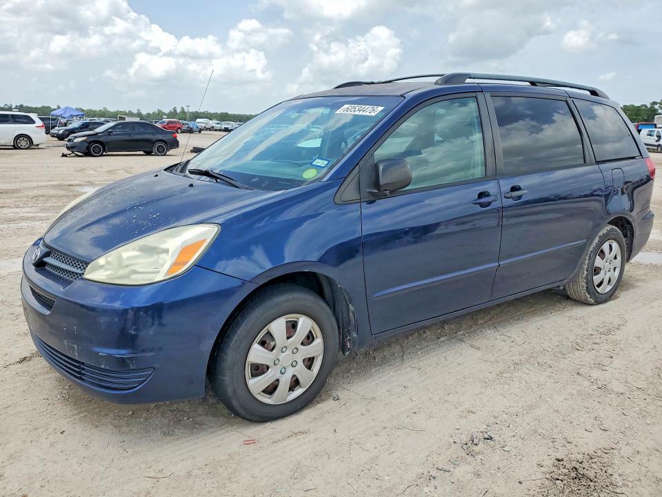 2004 Toyota Sienna VIN 5TDZA23CX4S109252 COPART salvage auction — NORMAL WEAR, Tx - Certificate Of Title, sold $300 on 2026-07-21 (photo 1)