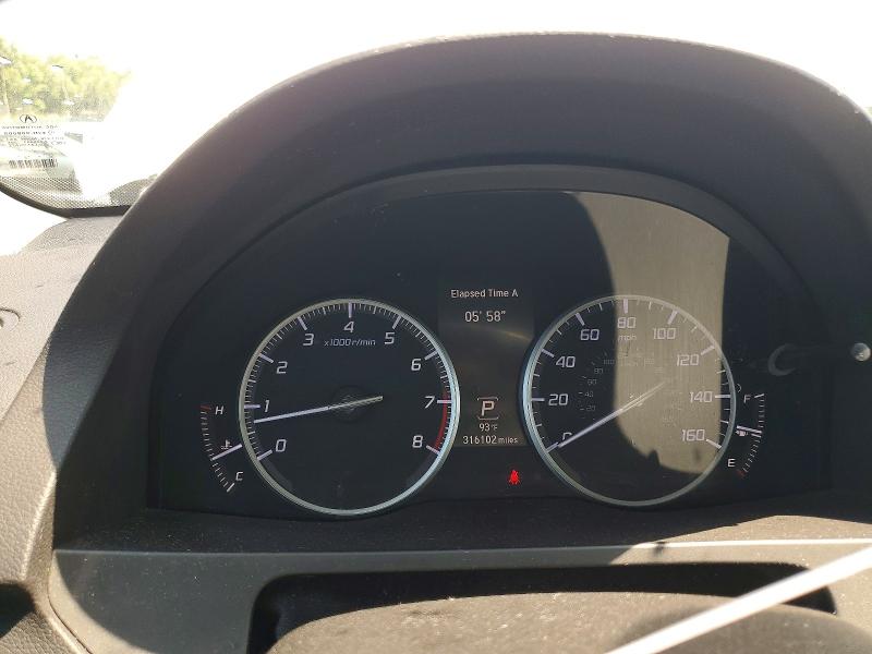 2016 Acura Rdx VIN 5J8TB4H7XGL028284 COPART salvage auction — HAIL, Salvage Title, sold $400 on 2026-07-22 (photo 9)