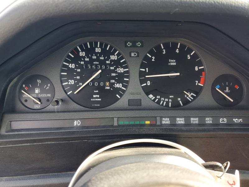 1991 BMW 3er VIN WBABB2317MEC24751 COPART salvage auction — MINOR DENT/SCRATCHES, Ca - Dis/Dlr/Exp Only Clean Title (P), sold $1,950 on 2026-07-17 (photo 9)