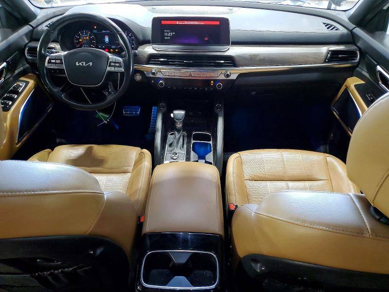 2022 Kia Telluride VIN 5XYP5DHC6NG257381 COPART salvage auction — FRONT END, NY - MV-907A SALVAGE CERTIFICATE, sold $6,600 on 2026-07-22 (photo 8)