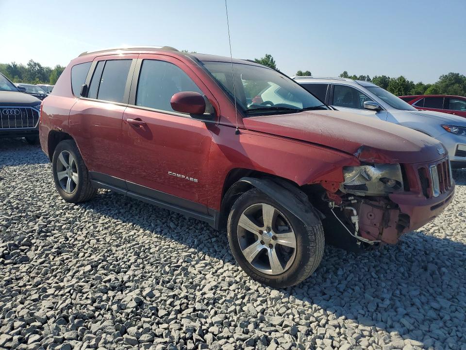 2017 Jeep Compass VIN 1C4NJCEB1HD185033 COPART salvage auction — FRONT END, Oh - Certificate Of Title, sold $90 on 2026-07-09 (photo 4)