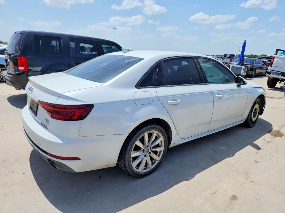 2018 Audi A4 VIN WAUKMAF42JN016103 COPART salvage auction — FRONT END, Tx - Salvage Vehicle Title, sold $175 on 2026-09-10 (photo 3)