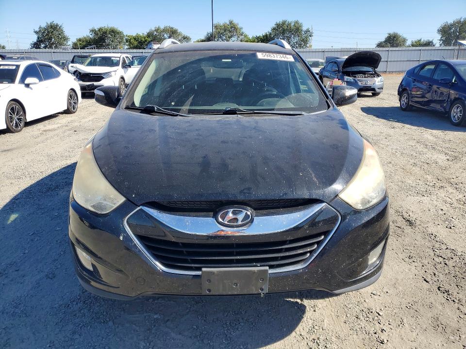 2013 Hyundai Tucson VIN KM8JU3AC9DU659949 COPART salvage auction — REAR END, CA - SALVAGE CERTIFICATE, sold $1,400 on 2026-07-14 (photo 5)
