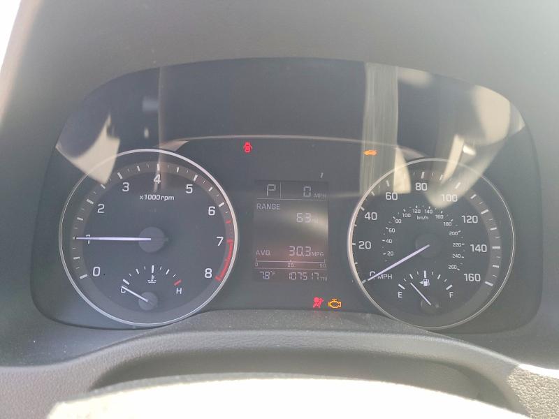 2017 Hyundai Elantra VIN KMHD74LF0HU429630 COPART salvage auction — VANDALISM, Ca - Salvage Certificate, sold $525 on 2026-07-22 (photo 9)