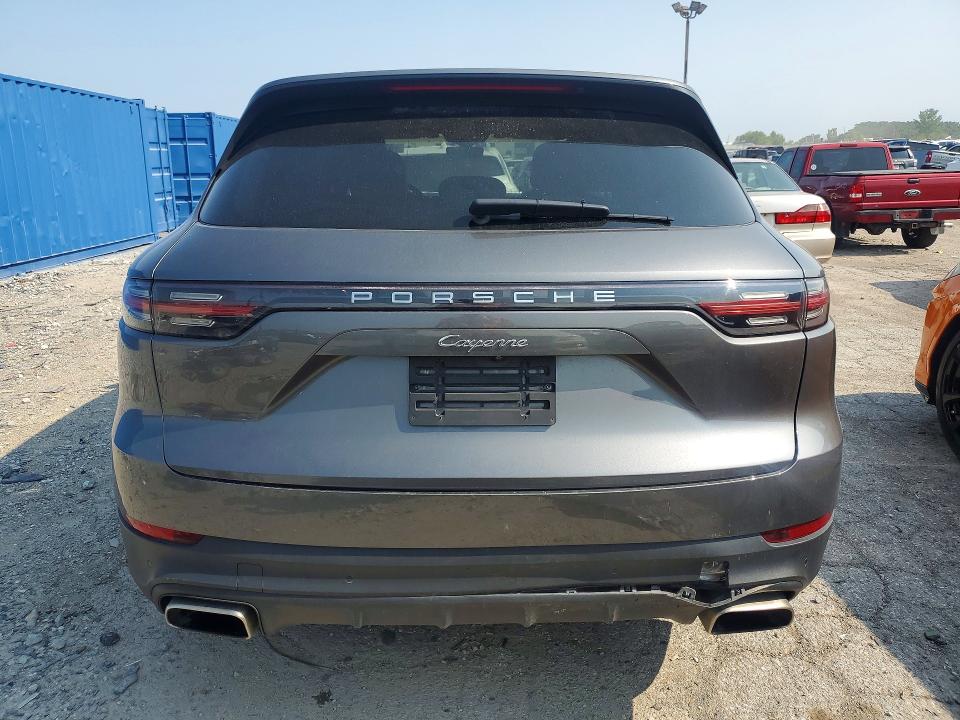 2020 Porsche Cayenne VIN WP1AA2AYXLDA03047 COPART salvage auction — REAR END, In - Certificate Of Title (P), sold $16,800 on 2026-08-03 (photo 6)