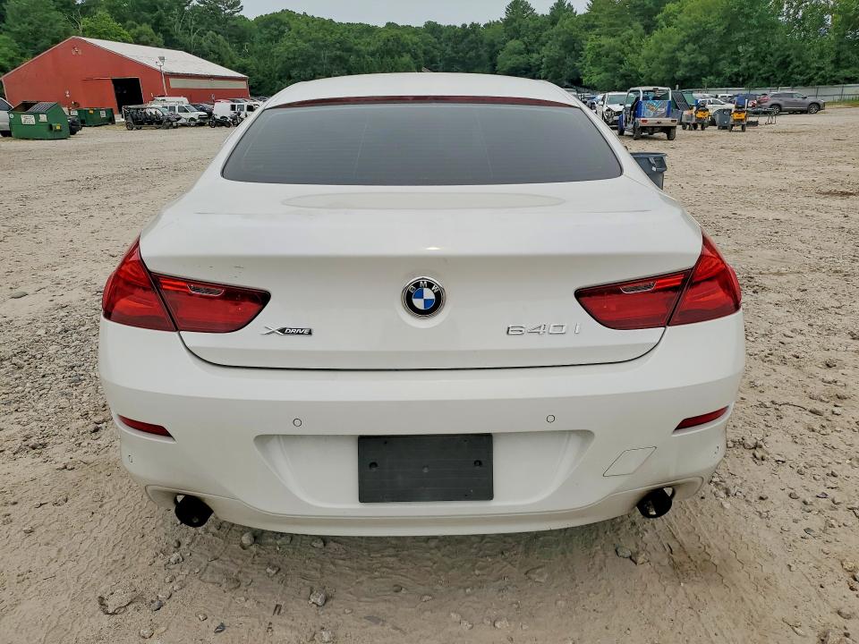 2014 BMW 6er VIN WBA6B8C56ED452655 COPART salvage auction — FRONT END, Ma - Cert Of Title-Reconstrctd Coll, sold $1,800 on 2026-08-20 (photo 6)