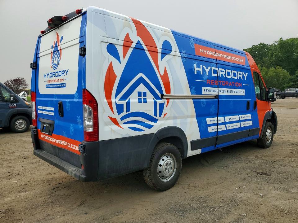 2022 Ram Promaster 3500 VIN 3C6MRVJG8NE136401 COPART salvage auction — ROOF, NH - CERTIFICATE OF TITLE, sold $13,800 on 2026-07-27 (photo 3)