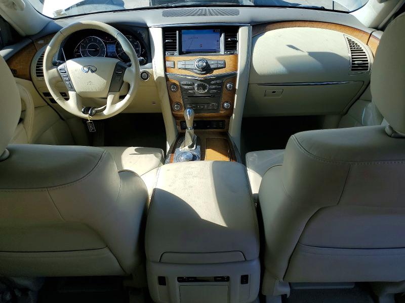 2012 Infiniti Qx56 VIN JN8AZ2NE6C9021322 COPART salvage auction — MECHANICAL, Ca - Dis/Dlr/Exp Only Clean Title, sold $2,100 on 2026-07-31 (photo 8)
