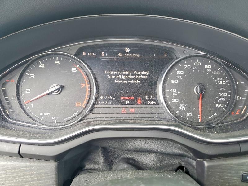 2019 Audi A4 VIN WAUGMAF48KA015861 COPART salvage auction — MINOR DENT/SCRATCHES, Fl - Certificate Of Title (P), sold $1,850 on 2026-07-31 (photo 9)