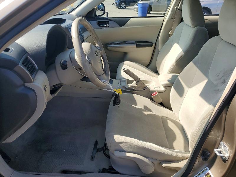 2008 Subaru Impreza VIN JF1GH61648H822204 COPART salvage auction — MINOR DENT/SCRATCHES, PA - CERT OF TITLE, sold $500 on 2026-07-24 (photo 7)
