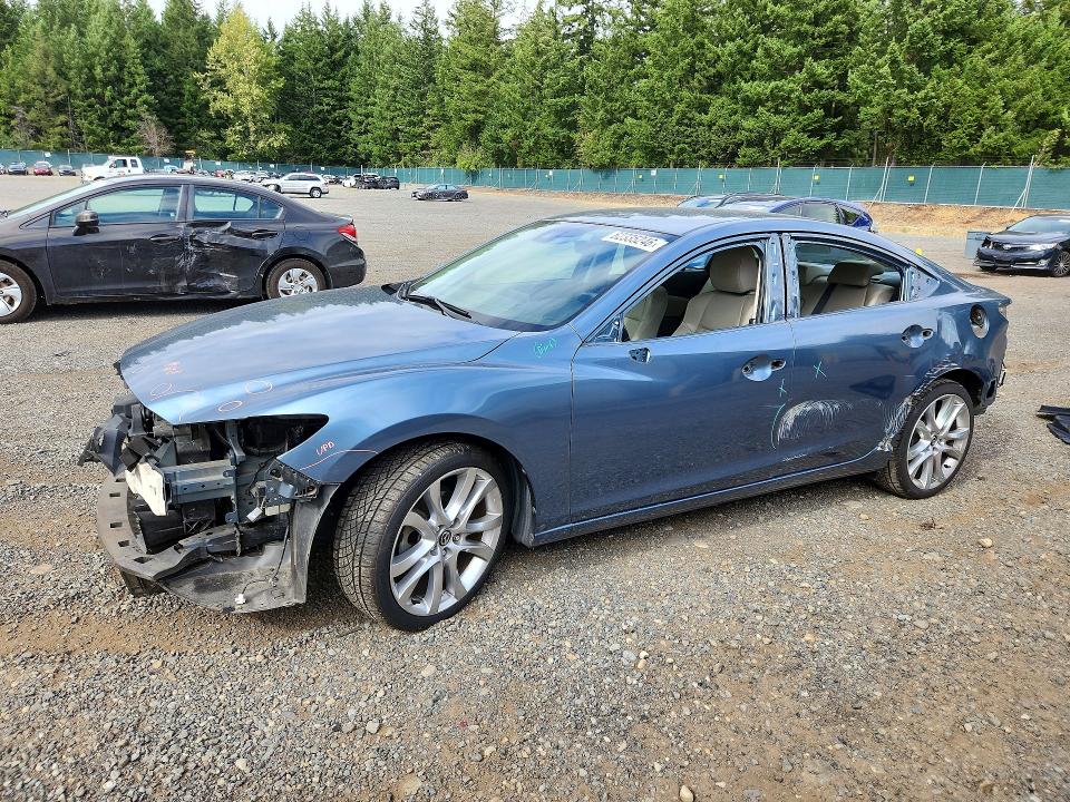 2017 Mazda 6 VIN JM1GL1V50H1103649 COPART salvage auction — FRONT END, Wa - Bill Of Sale, sold $2,600 on 2026-07-31 (photo 1)