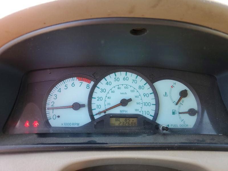 2003 Toyota Corolla VIN JTDBR32E830024088 COPART salvage auction — SIDE, CA - SALVAGE CERTIFICATE, sold $175 on 2026-07-28 (photo 9)