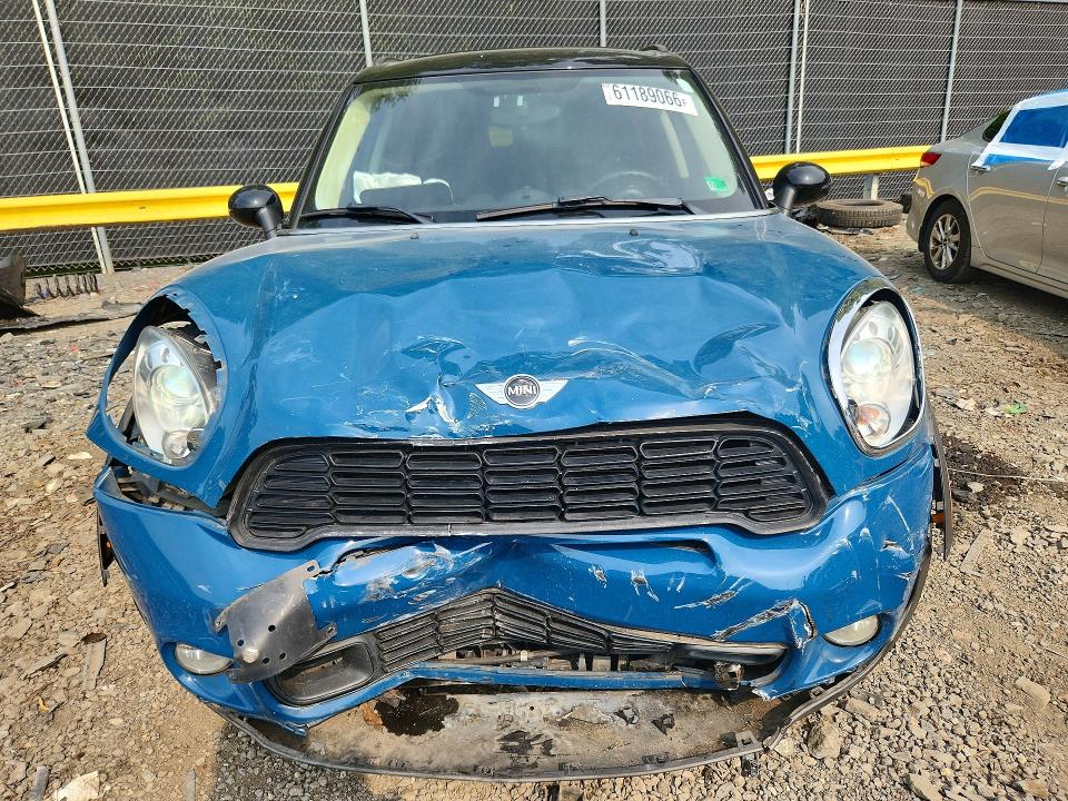 2012 Mini Cooper VIN WMWZC5C58CWM13172 COPART salvage auction — FRONT END, MD - CERT OF SALVAGE > 75% DAMAGE, sold $425 on 2026-08-25 (photo 5)
