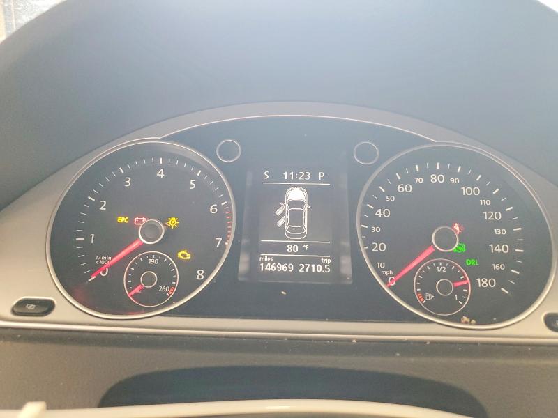 2012 Volkswagen Passat cc VIN WVWMP7AN1CE538696 COPART salvage auction — FRONT END, Mn - Parts Vehicle Bill Of Sale, sold $575 on 2026-08-11 (photo 9)