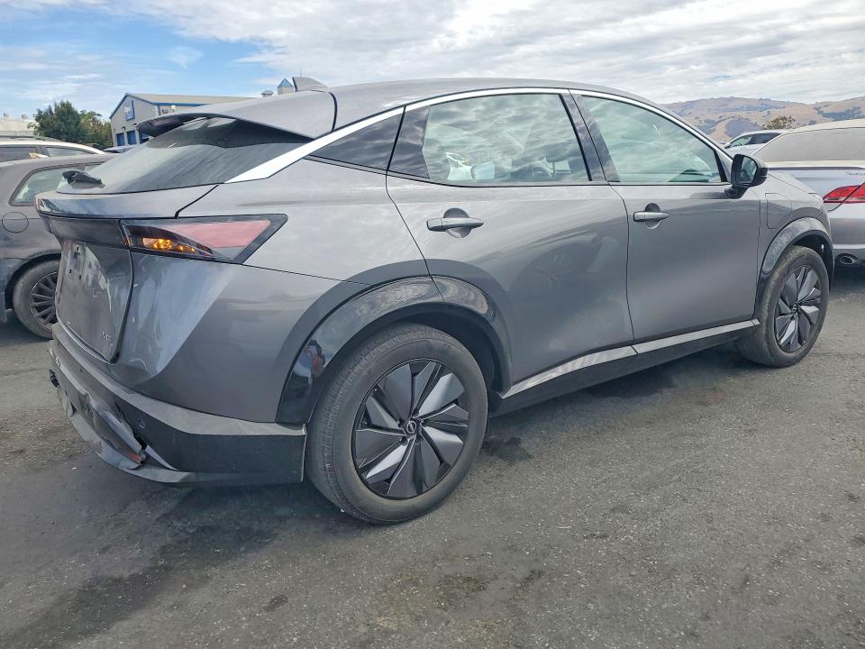 2023 Nissan Ariya VIN JN1AF0BA4PM405096 COPART salvage auction — REAR END, CA - SALVAGE CERTIFICATE, sold $11,900 on 2026-08-20 (photo 3)