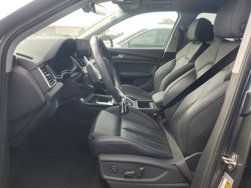 2021 Audi Q5 VIN WA1E2AFY8M2035683 COPART salvage auction — FRONT END, CA - SALVAGE CERTIFICATE, sold $17,200 on 2026-07-21 (photo 7)