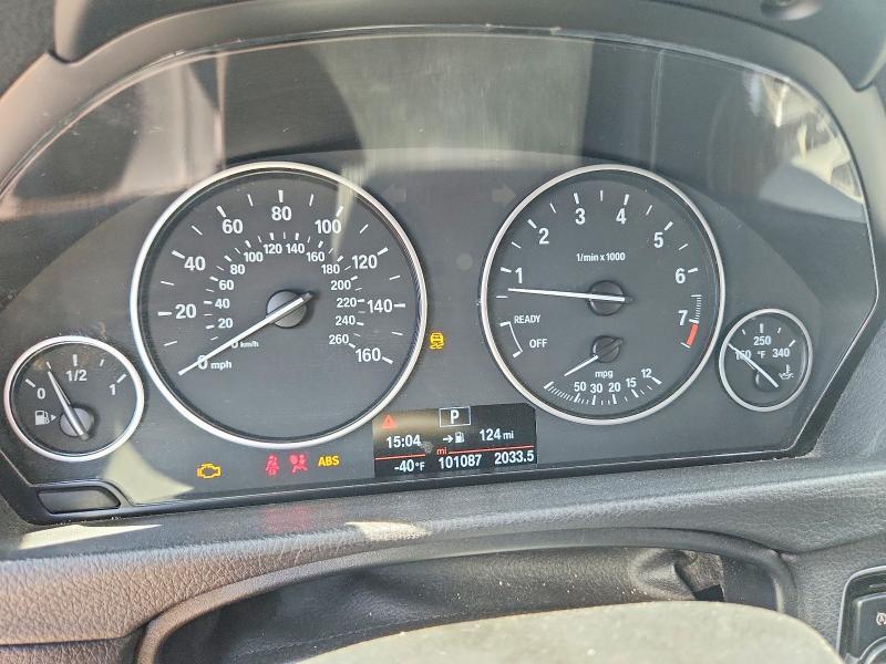 2016 BMW 3er VIN WBA8A9C54GK618557 COPART salvage auction — FRONT END, CA - SALVAGE CERTIFICATE, sold $1,650 on 2026-08-21 (photo 9)