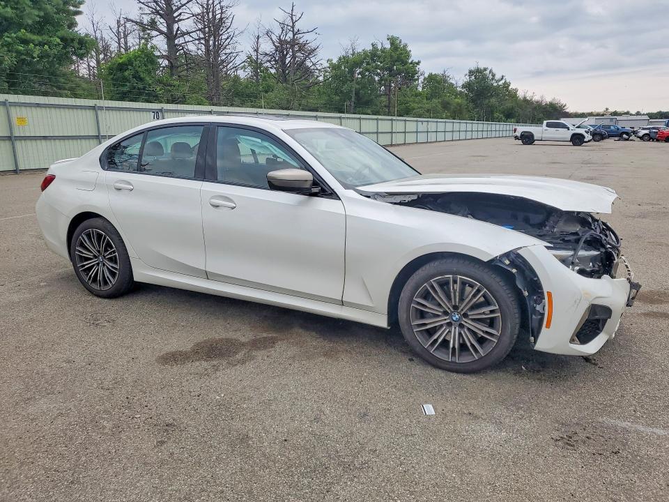 2020 BMW M3 VIN WBA5U9C06LFH61787 COPART salvage auction — FRONT END, Ny - Mv-907A Salvage Certificate, sold $17,400 on 2026-08-07 (photo 4)