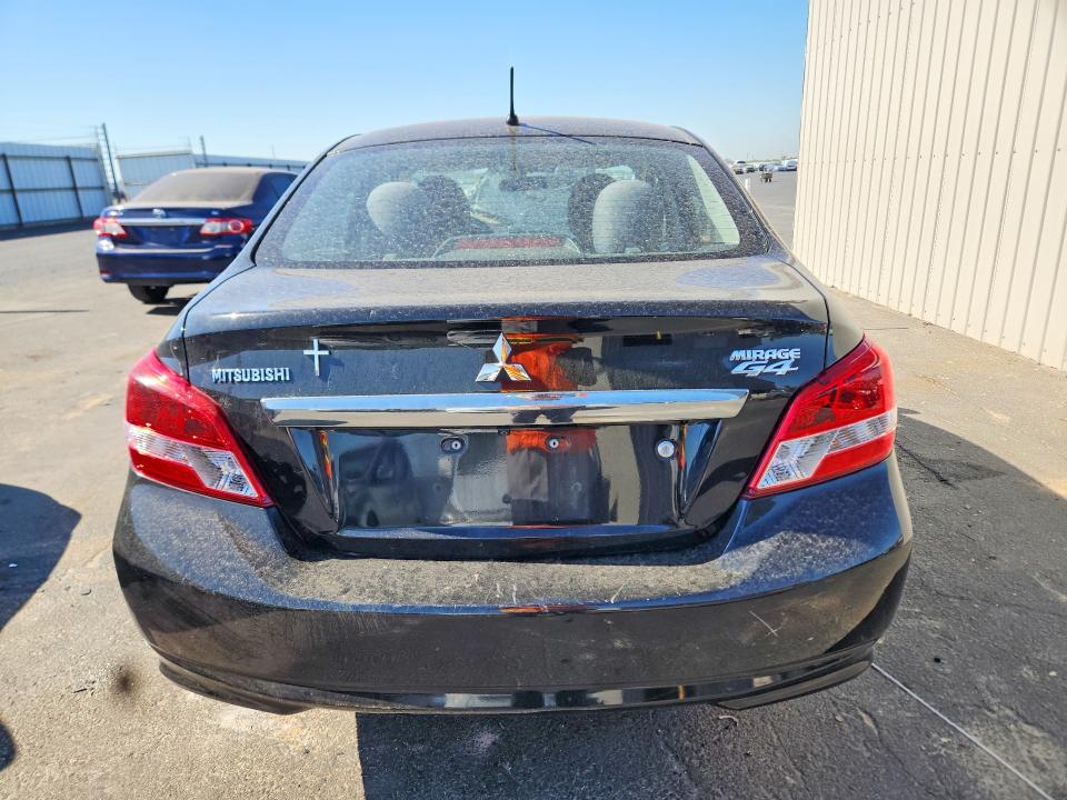 2019 Mitsubishi Mirage VIN ML32F3FJXKHF16207 COPART salvage auction — FRONT END, CA - SALVAGE CERTIFICATE, sold $850 on 2026-07-27 (photo 6)