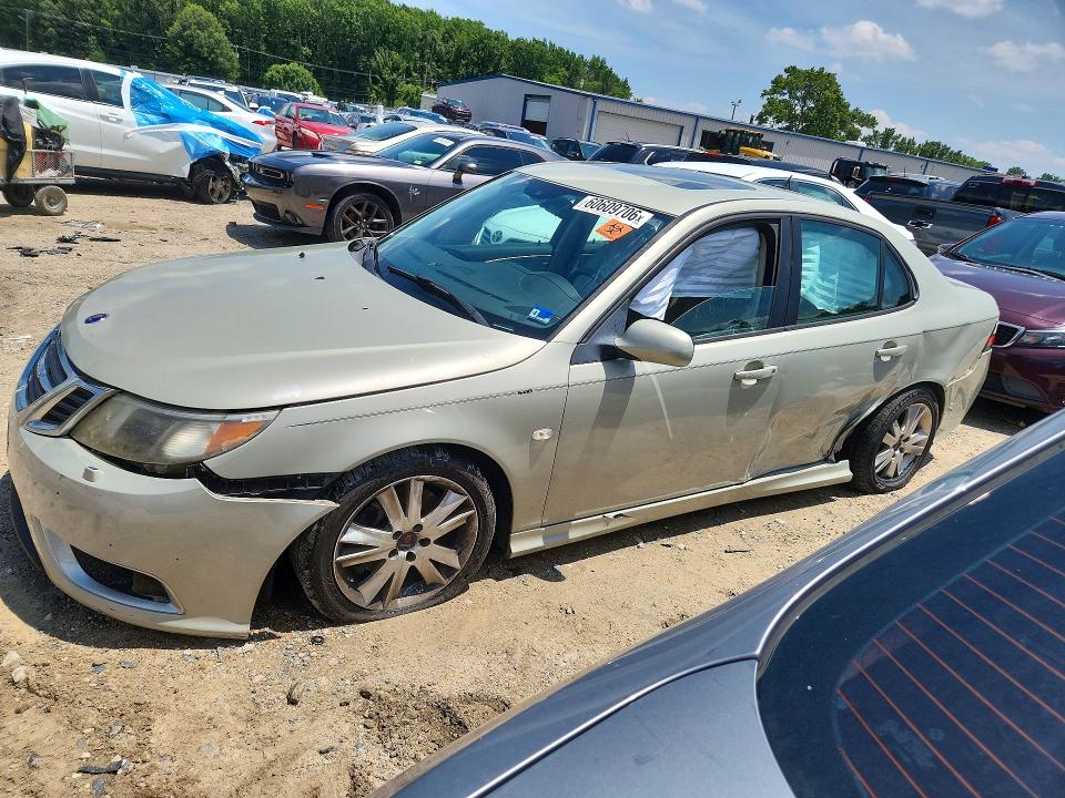 2008 Saab 9-3 VIN YS3FH41U581106521 COPART salvage auction — SIDE, VA - CERT OF TITLE - SALVAGE, sold $100 on 2026-07-28 (photo 1)