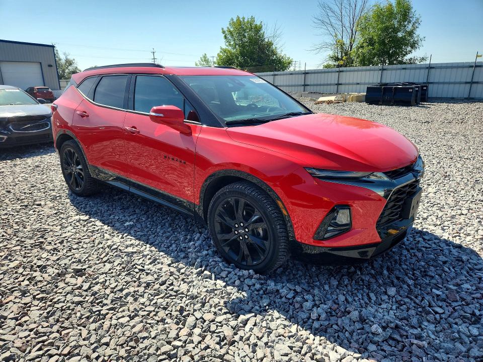 2019 Chevrolet Blazer VIN 3GNKBJRS6KS688764 COPART salvage auction — HAIL, Wi - Certificate Of Title, sold $12,300 on 2026-07-27 (photo 4)