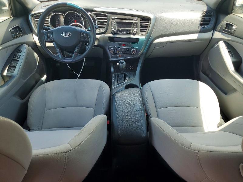 2013 Kia Optima VIN KNAGM4A74D5312690 COPART salvage auction — FRONT END, Ca - Salvage Certificate, sold $950 on 2026-07-30 (photo 8)