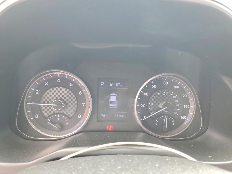 2020 Hyundai Elantra VIN KMHD84LFXLU936590 COPART salvage auction — FRONT END, Ca - Salvage Certificate, sold $3,050 on 2026-07-13 (photo 9)