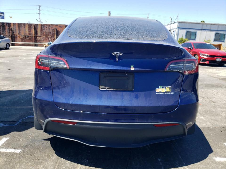 2023 Tesla Model y VIN 7SAYGDEE1PF854911 COPART salvage auction — UNDERCARRIAGE, Ca - Salvage Certificate, sold $9,800 on 2026-07-22 (photo 6)