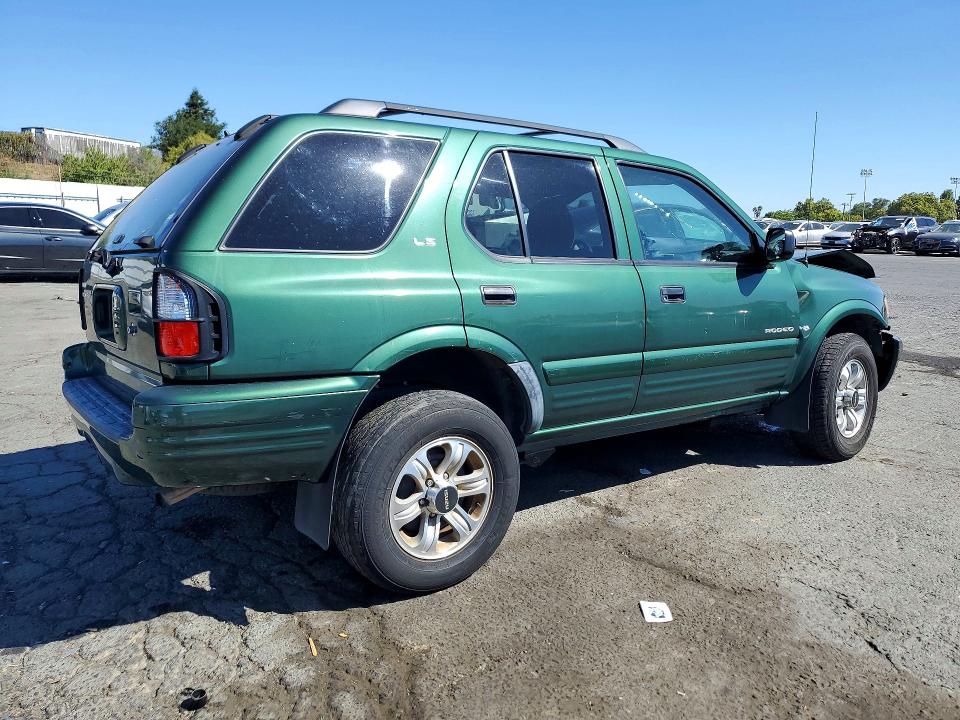2001 Isuzu Rodeo VIN 4S2CK58W314302782 COPART salvage auction — FRONT END, CA - SALVAGE CERTIFICATE, sold $125 on 2026-07-31 (photo 3)