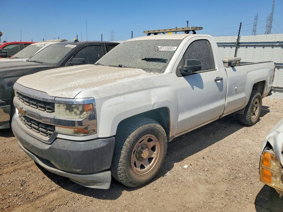 2016 Chevrolet Silverado 1500 VIN 1GCNCNEH2GZ187143 COPART salvage auction — REAR END, AZ - CERT OF TITLE - SALVAGE, sold $4,000 on 2026-07-08 (photo 1)