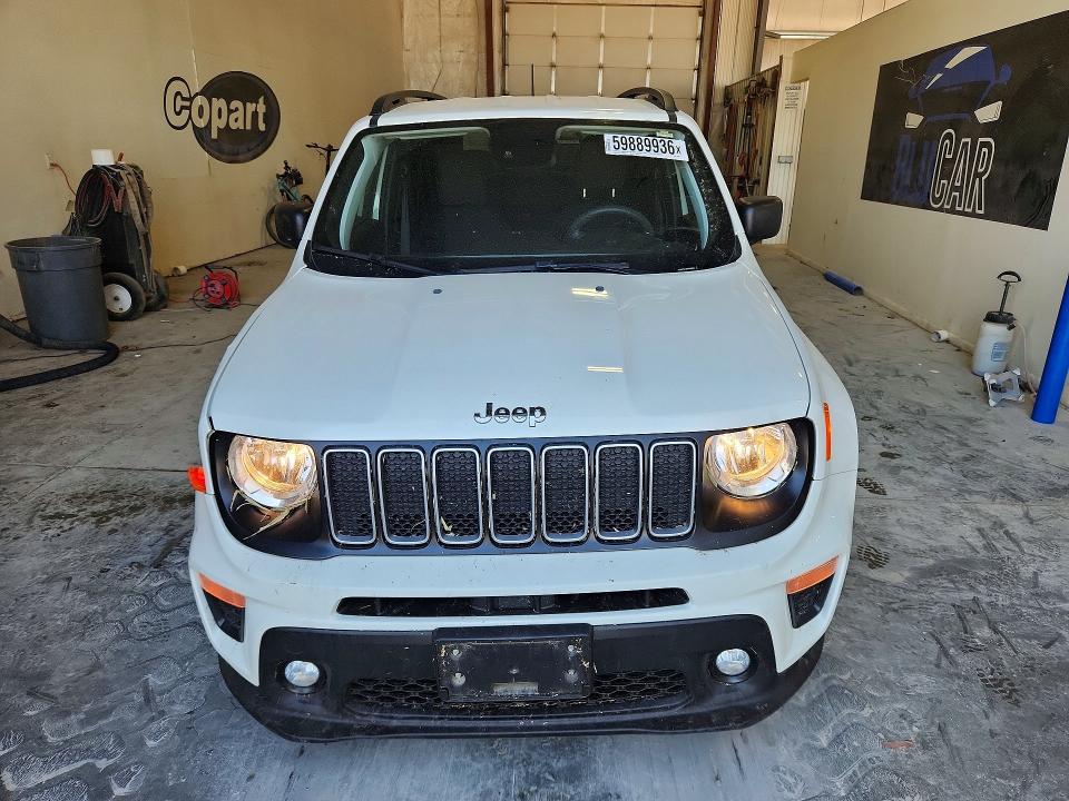 2022 Jeep Renegade VIN ZACNJDB12NPN69625 COPART salvage auction — FRONT END, Ne - Cert Of Title-Salvage, sold $3,600 on 2026-08-18 (photo 5)