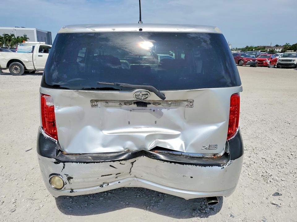 2008 Toyota Scion VIN JTLKE50E081019385 COPART salvage auction — REAR END, FL - CERT OF TTL-REBUILT&SLVG RBLD, sold $400 on 2026-07-31 (photo 6)