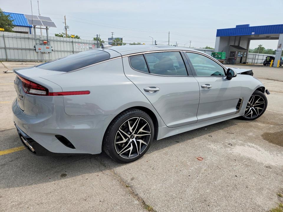 2022 Kia Stinger VIN KNAE35LD6N6109945 COPART salvage auction — FRONT END, Oh - Cert Of Title-Salvage, sold $9,300 on 2026-08-24 (photo 3)