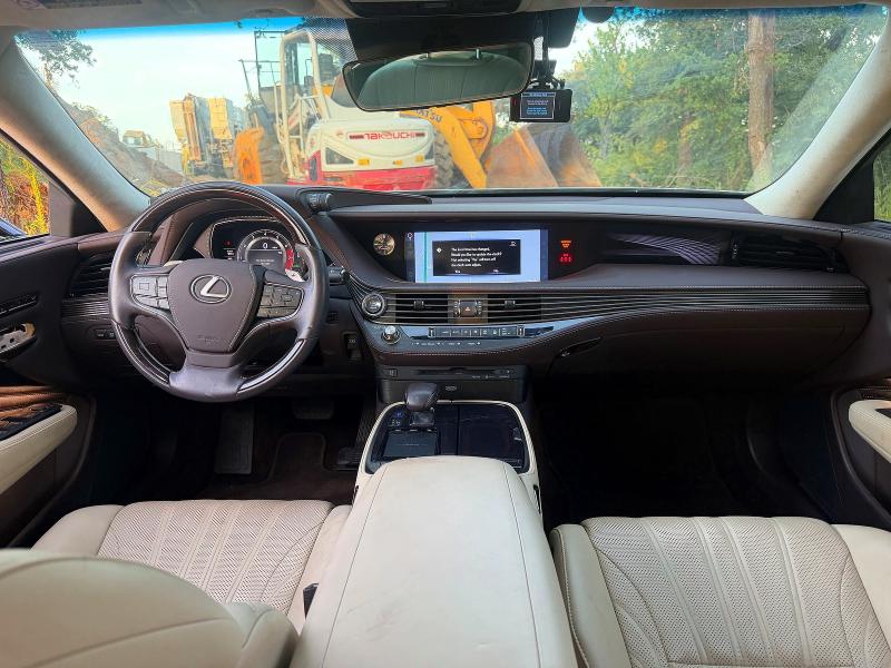 2018 Lexus Ls VIN JTHB5LFF7J5003830 COPART salvage auction — FRONT END, Ca - Cert Of Title-Salvaged (P), sold $5,000 on 2026-08-31 (photo 9)